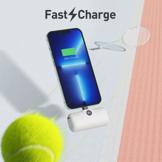 iWalk Linkme Pro Fast Charge Pocket Battery USB-C 4800 Mah (White)